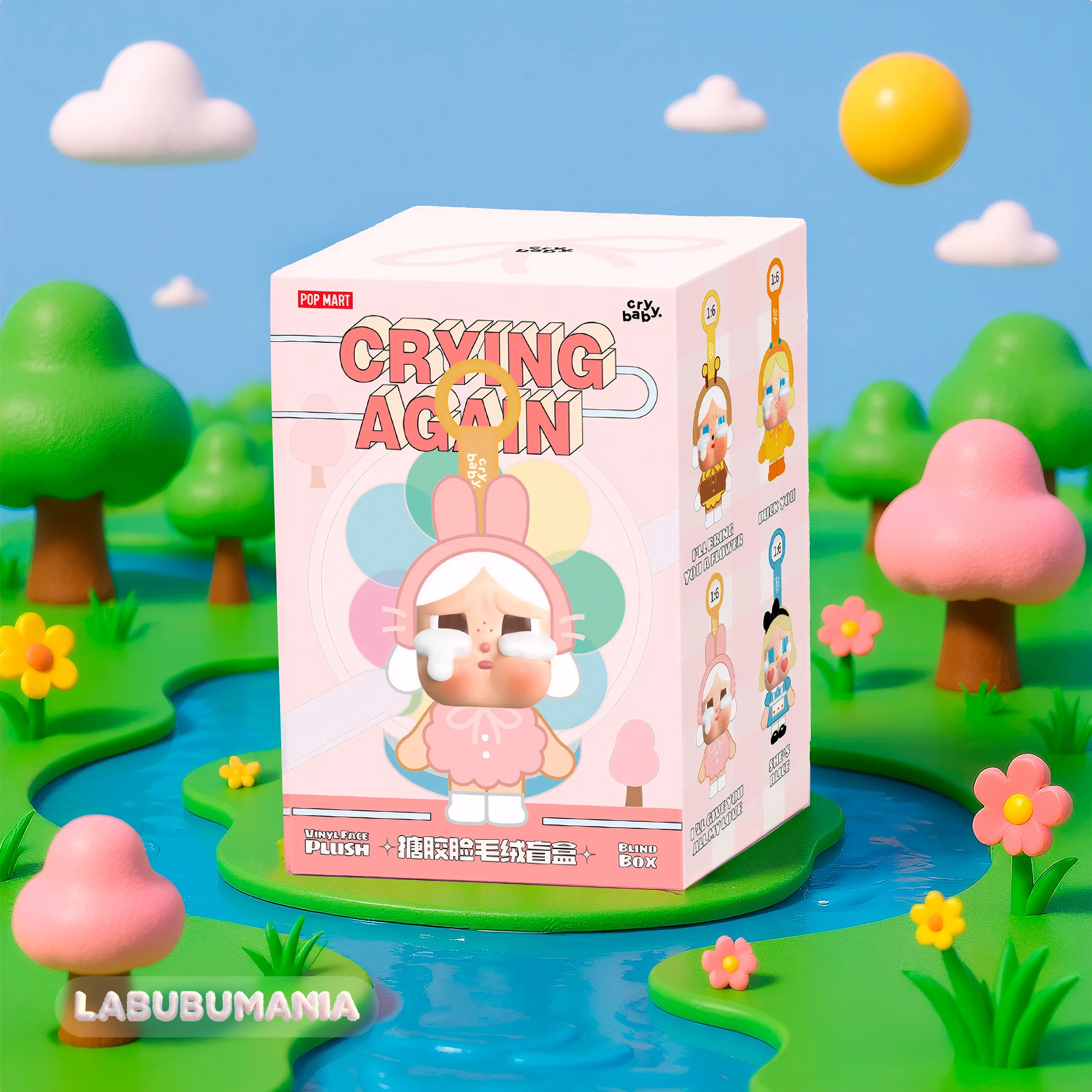 PopmartCRYBABYCryingAgainカエル,クマ,アヒル3点セット Cry Baby: What a Frog (зеленый) | Labubumania – Pop Mart в России