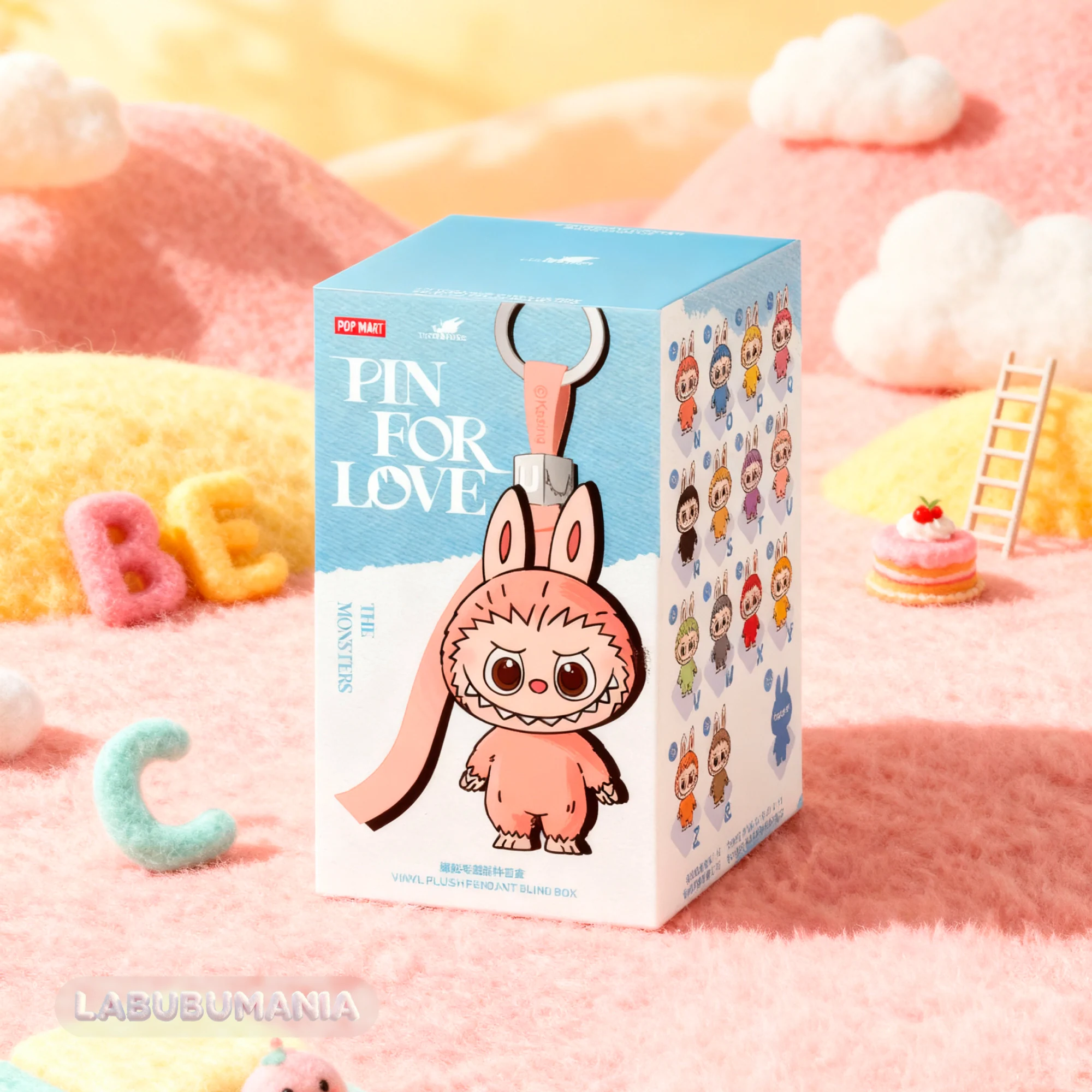 LABUBU Pin for Love Series 4個セット POP MART 正規品保証 THE MONSTERS PIN FOR LOVE シリーズ A-M