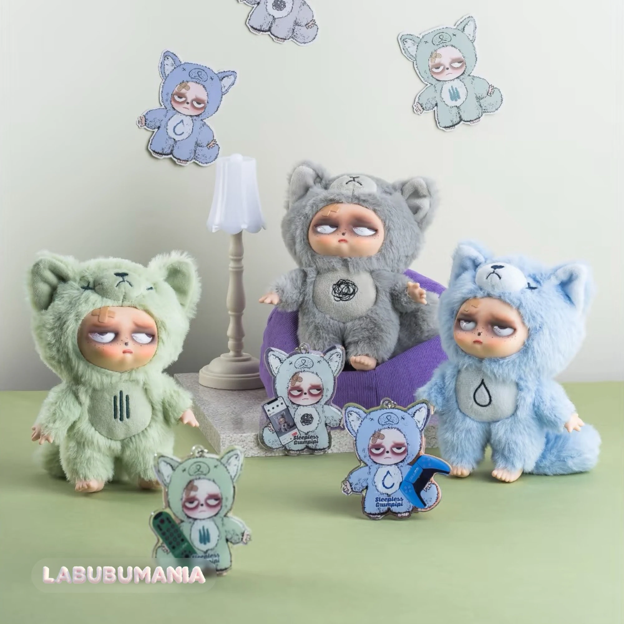 Sleepless Grumpipi – BLIND BOX (случайный цвет) | Labubumania