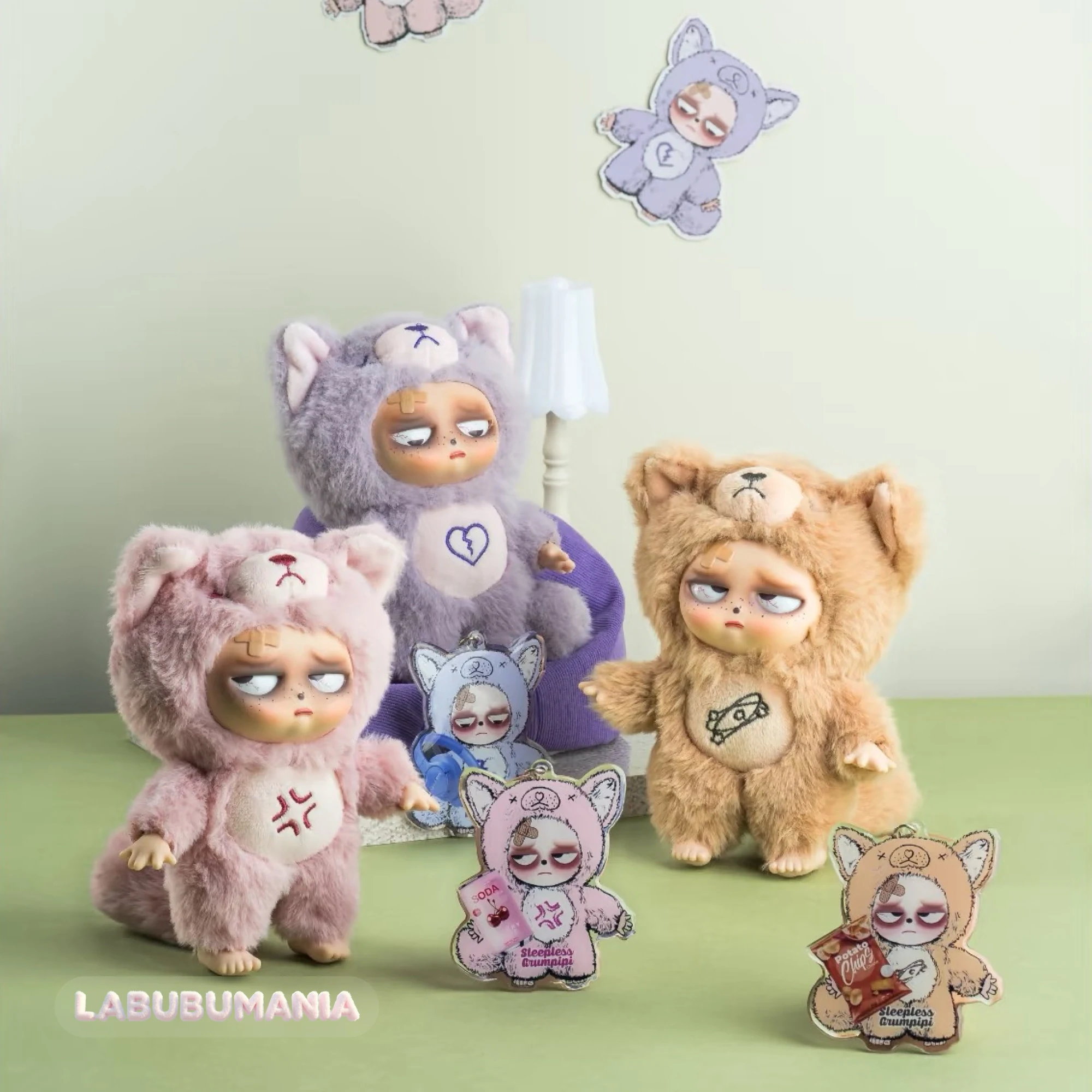 Sleepless Grumpipi – BLIND BOX (случайный цвет) | Labubumania